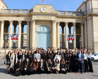 Voyage d’études à Paris pour les étudiants en licence de droit